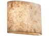Justice Design Group Alabaster Rocks 2-Light Bronze Wall Sconce