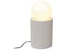 Justice Design Group Portable Pillar Gray Table Lamp