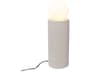 Justice Design Group Portable Pillar White Table Lamp