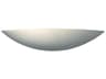 Justice Design Group Ambiance 1-Light White Wall Sconce