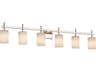 Justice Design Group Clouds 6-Light Chrome Vanity Light