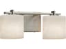 Justice Design Group Clouds 2-Light Nickel Vanity Light