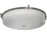 Justice Design Group Clouds Nickel LED Round Flush Mount
