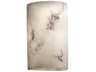 Justice Design Group Lumenaria 2-Light White Glass Wall Sconce