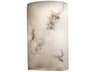Justice Design Group Lumenaria 2-Light White Glass Wall Sconce