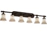 Justice Design Group Lumenaria 6-Light Bronze Vanity Light