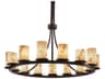 Justice Design Group Lumenaria 15-Light Bronze Cylinder Chandelier