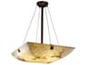 Justice Design Group Lumenaria 6-Light Bronze Bowl Pendant