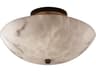 Justice Design Group Lumenaria 2-Light Bronze Bowl Semi Flush Mount