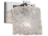 Justice Design Group Veneto Luce 1-Light Chrome Glass Wall Sconce