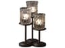 Justice Design Group Veneto Luce Dakota Bronze Glass Table Lamp