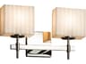 Justice Design Group Porcelina 2-Light Chrome Vanity Light