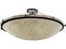 Justice Design Group Porcelina 8-Light Black Bowl Semi Flush Mount