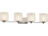 Justice Design Group Limoges 4-Light Nickel Vanity Light