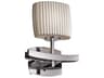Justice Design Group Limoges 1-Light Chrome Wall Sconce