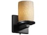 Justice Design Group Limoges 1-Light Black Wall Sconce