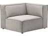 Unique Furniture Beacon Wide Gray Upholstered Sectional Sofa