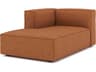 Unique Furniture Beacon Bjorn Rust Orange Upholstered Chaise