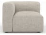 Unique Furniture Fenway Wide Beige Upholstered Sectional Sofa