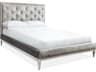 Jonathan Adler Lampert Gray Upholstered Queen Platform Bed