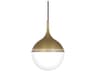 Jonathan Adler Rio Brass Round Mini Pendant