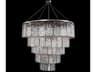 John Richard Twilight 24-Light Silver Leaf Tiered Chandelier