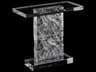 John Richard Mark McDowell Rectangular Glass Clear End Table