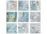 John Richard Tony Fey's Splash of Color (A-I) Wall Art Set of 9