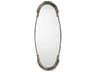 Jamie Young Margaux Antique Silver Oval Wall Mirror