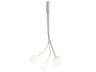 Karman Moony 3-Light Matte White Globe Mini Pendant