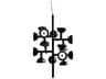 Karman Sibilla 16-Light Black Geometric Chandelier