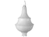 Karman Lady D 1-Light White Bell Pendant