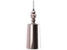 Karman Alibaglass 1-Light Gold Pink Cylinder Mini Pendant