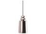 Karman Alibaglass 1-Light Gold Pink Cylinder Mini Pendant