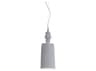 Karman Ali E Baba 1-Light Glossy White Cylinder Mini Pendant