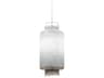 Karman Kimono 1-Light White Cylinder Pendant