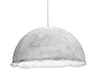 Karman Plancton 1-Light White Dome Pendant