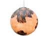Karman Ululi And Ulula 1-Light White Globe Pendant
