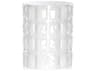 Kartell Outdoor Matelasse White 9'' Vase