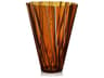 Kartell Outdoor Shanghai Amber Transparent 14'' Vase