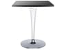 Kartell Outdoor Toptop Transparent Black Square Dining Table