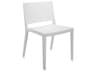 Kartell Outdoor Lizz Mat White Resin Dining Side Chair  (Sold in 2)