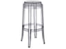 Kartell Outdoor Super Smoke Grey Resin Bar Stool  (Sold in 2)