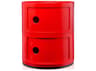 Kartell Outdoor Componibili Red Storage Rack