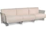 Kartell Outdoor Pop Transparent / Sunbrella Fabric Dove Gray Sofa