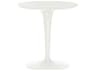 Kartell Outdoor Tip Top Mat Glossy White Wood Round Bistro Table