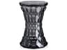 Kartell Outdoor Stone Transparent Smoke Resin Stool