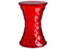 Kartell Outdoor Stone Transparent Red Resin Stool