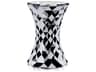 Kartell Outdoor Stone Metallic Chrome Resin Stool