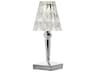 Kartell Outdoor Battery Metallic Chrome Light